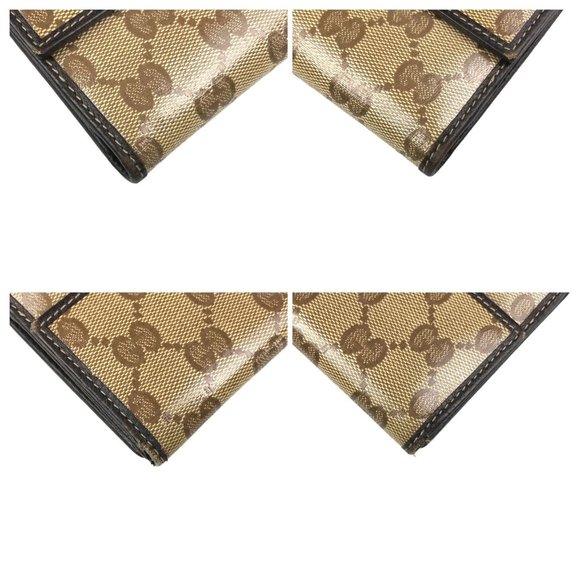 *** SOLD** Rare Gucci Wallet Long GG Brown PVC & dust bag - Picture 6 of 12